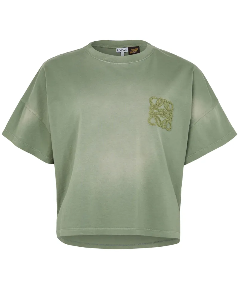 Loewe Kurzes T-Shirt aus Baumwolle 