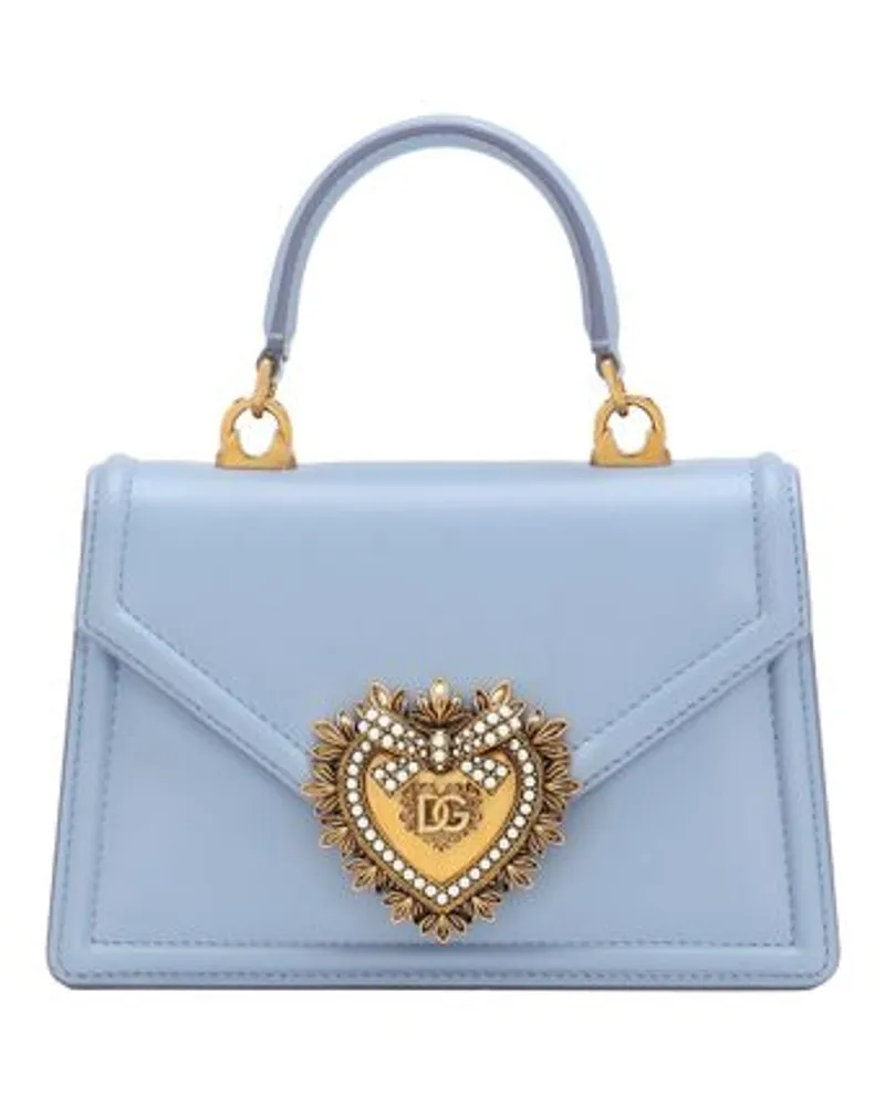 Dolce & Gabbana Kleine Tasche Devotion Mit Tragegriff Blue