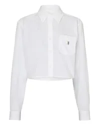 Givenchy Hemd Cropped Fit 4G White