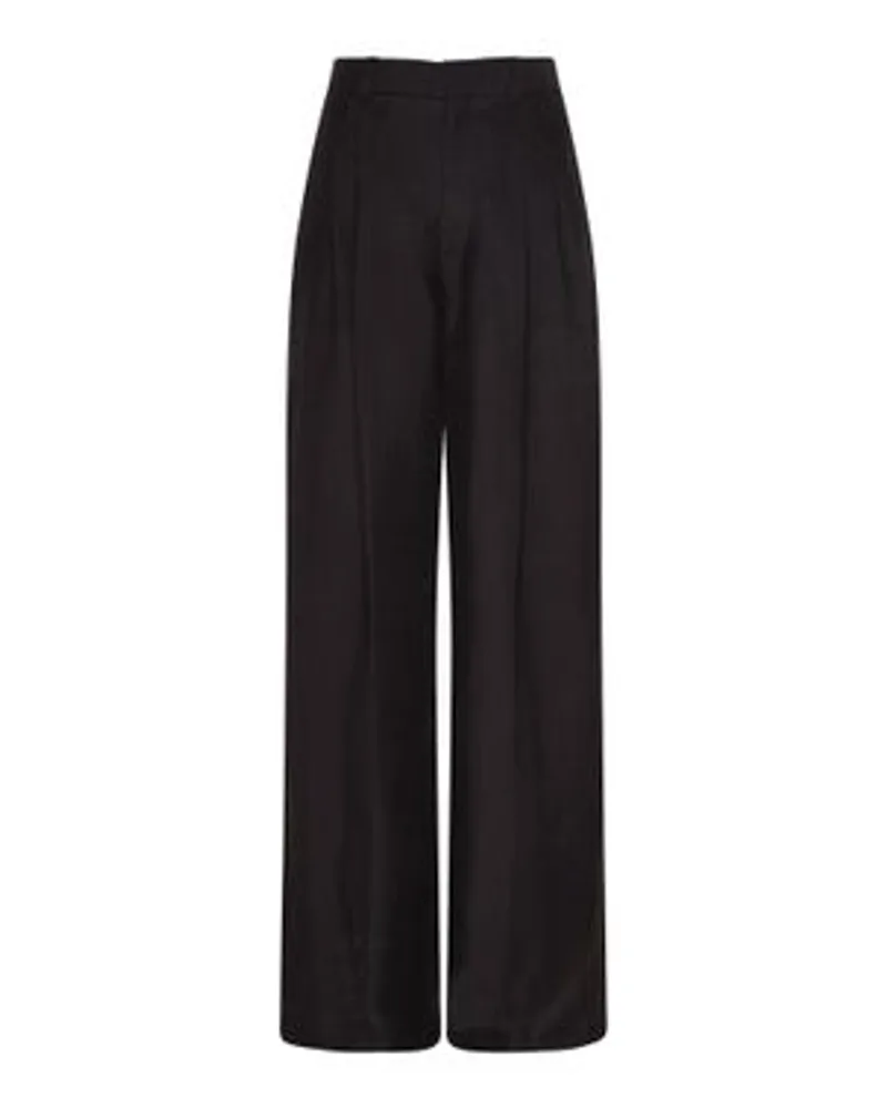 Chloé Gerade Bundfaltenhose Black