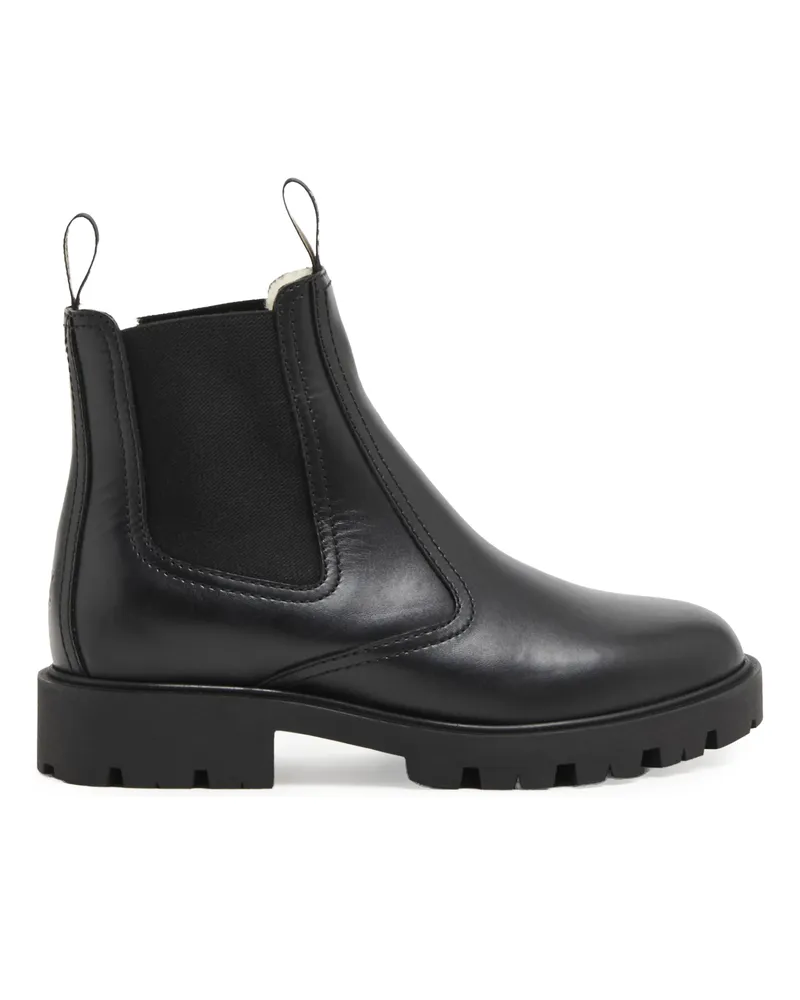 Celine Margaret chelseastiefel mit shearling aus kalbsleder 