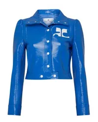 Courrèges Re-Edition Vinyljacke Blue