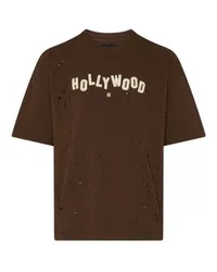 Amiri Kurzarm-T-Shirt Hollywood Shotgun Brown