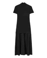 Jil Sander Kleid mit Stehkragen Black