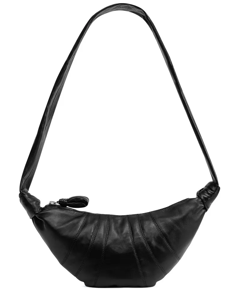 Christophe Lemaire Kleine Tasche aus Glattleder Croissant 