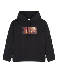 Maison Margiela Kapuzensweatshirt mit langen Ärmeln Black