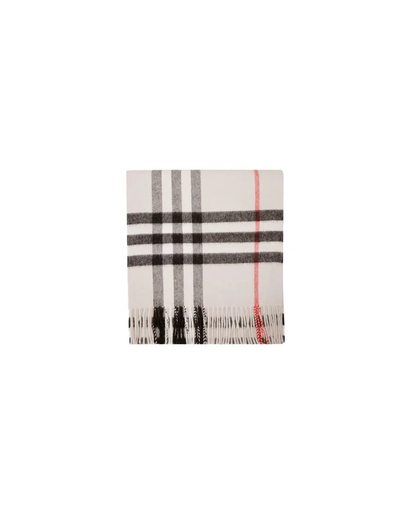 Burberry The Classic Check Cashmere Scarf Beige