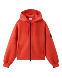 Woolrich Hoodie mit durchgehendem Reißverschluss Red