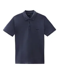 Woolrich Stückgefärbtes Mackinack-Polo Blue