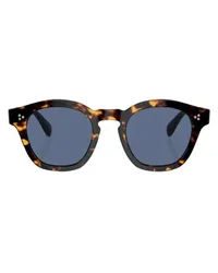 Oliver Peoples Quadratische Sonnenbrille Boudreau L.a Brown