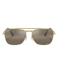 Ray Ban Karree-Sonnenbrille New Caravan Gold