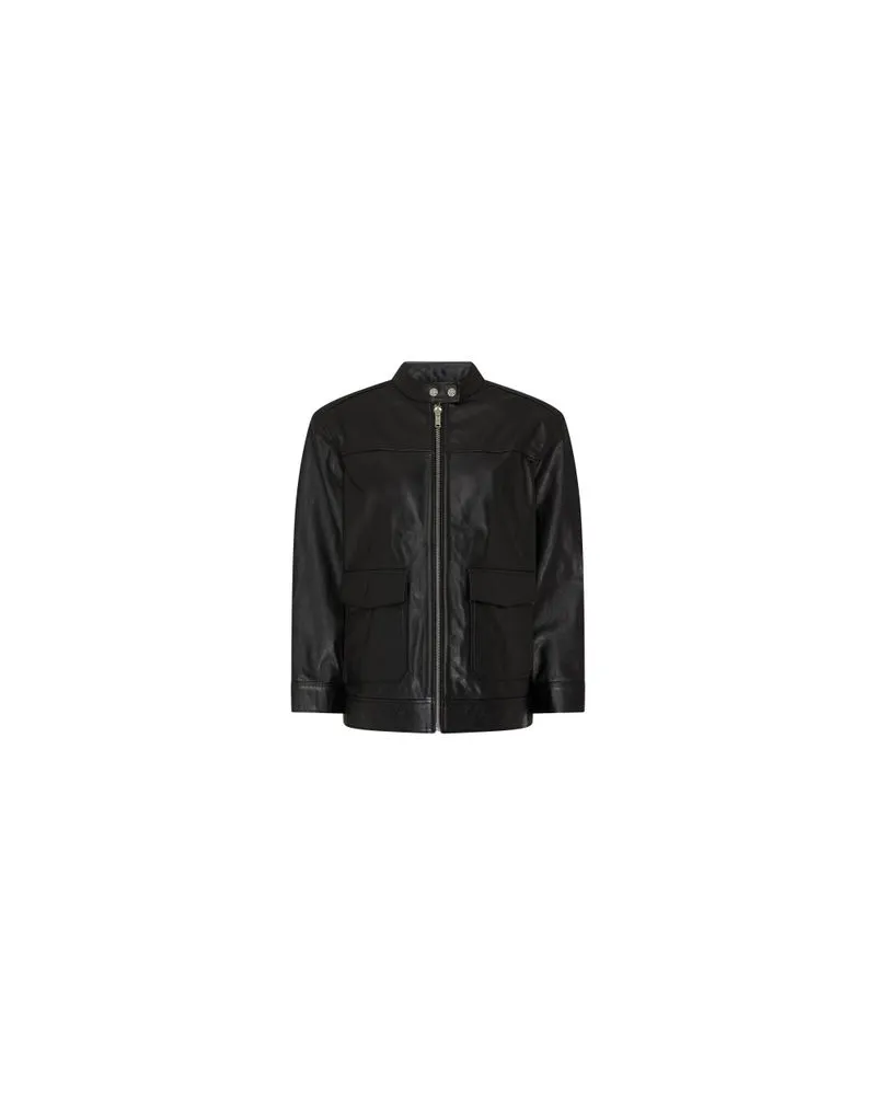 Anine Bing Lederjacke Henry Black