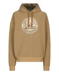 Dolce & Gabbana Reverse-Hoodie Beige