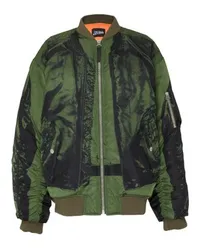 Jean Paul Gaultier Bomberjacke The Trompe-L’ Œil Green