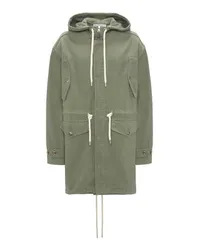 J.W.Anderson Leichter Parka-Mantel Green