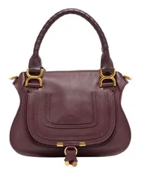 Chloé Doppelt tragbare Tasche Marcie Purple