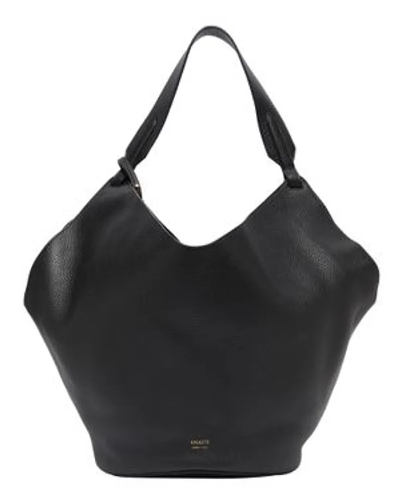 KHAITE Tote Lotus Medium Black