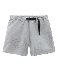 Woolrich Bedruckte Shorts Grey