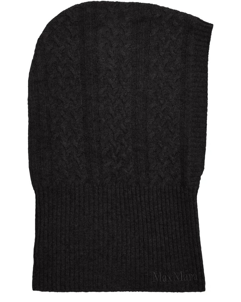 Max Mara Kapuzenmütze Romana Black