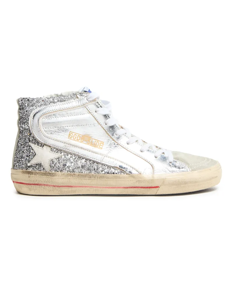 Golden Goose Slide glitzender Sneakers 