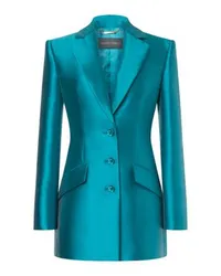 Alberta Ferretti Mikado-Jacke Blue