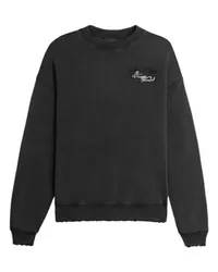 Axel Arigato Sweatshirt in Distressed-Optik Wes Black