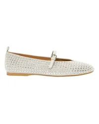 J.W.Anderson Ballerinas mit Kristallen White