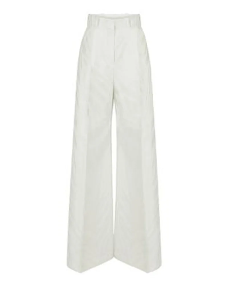 Nina Ricci Palazzo-Hose White