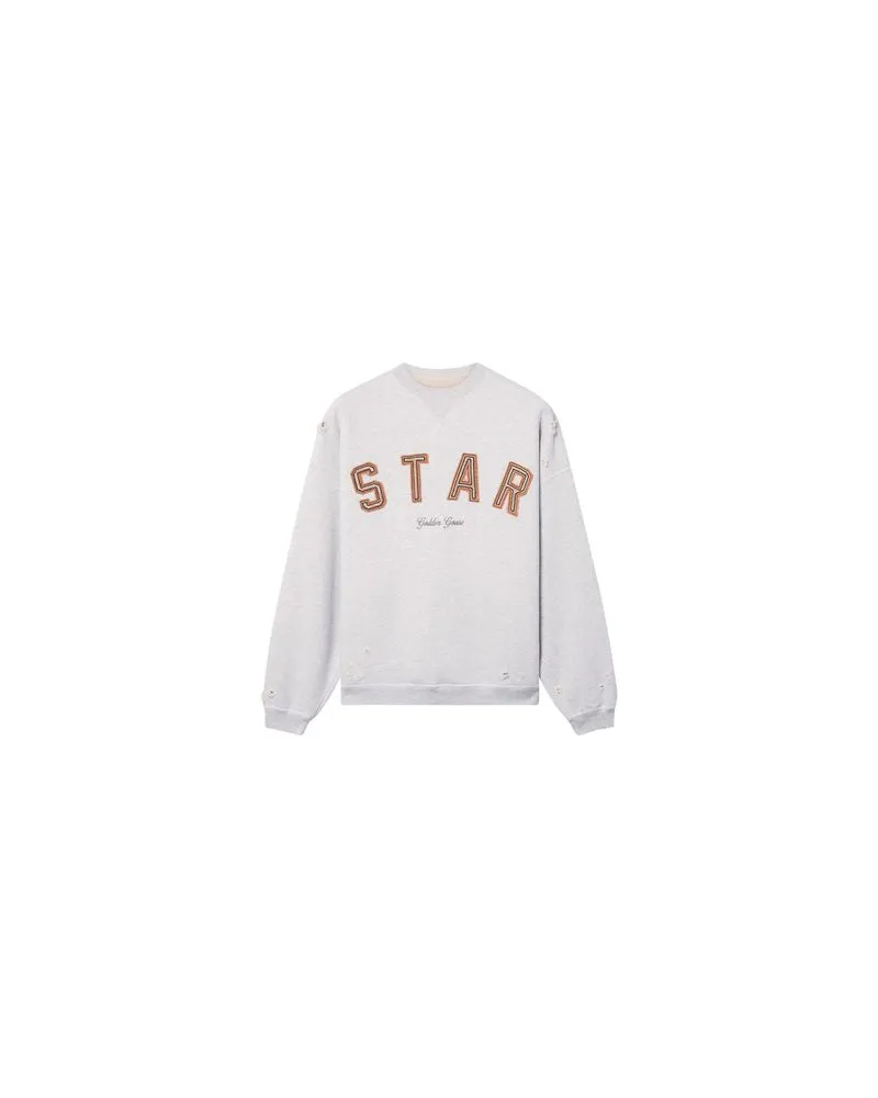 Golden Goose Oversize-Sweatshirt Star Grey