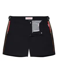 Orlebar Brown Kürzere Badeshorts Setter mit verdecktem OB-Streifenband Navy