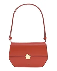 Closed Schultertasche Red