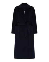 Max Mara Locri langer Mantel Navy