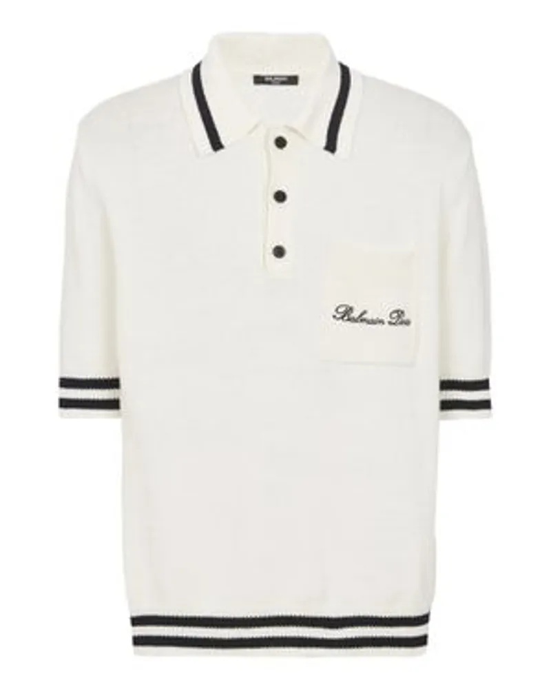 Balmain Poloshirt Balmain Signature White