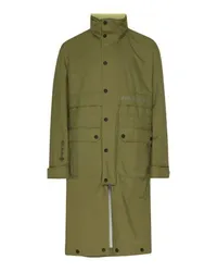 Moncler Langer Parka Steig Green