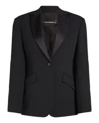 Karl Lagerfeld Karl Studio körpernaher Blazer Black