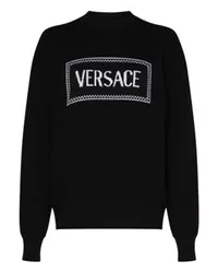 Versace Sweatshirt Macrologo Black