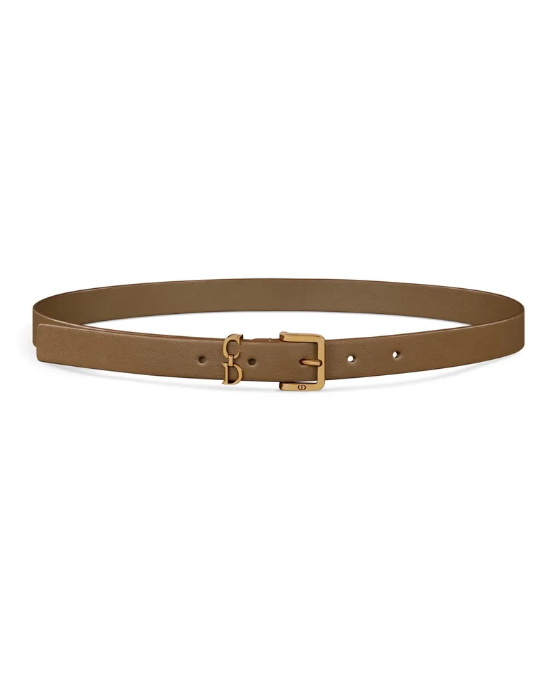 Dior Saddle Loop Gürtel Brown