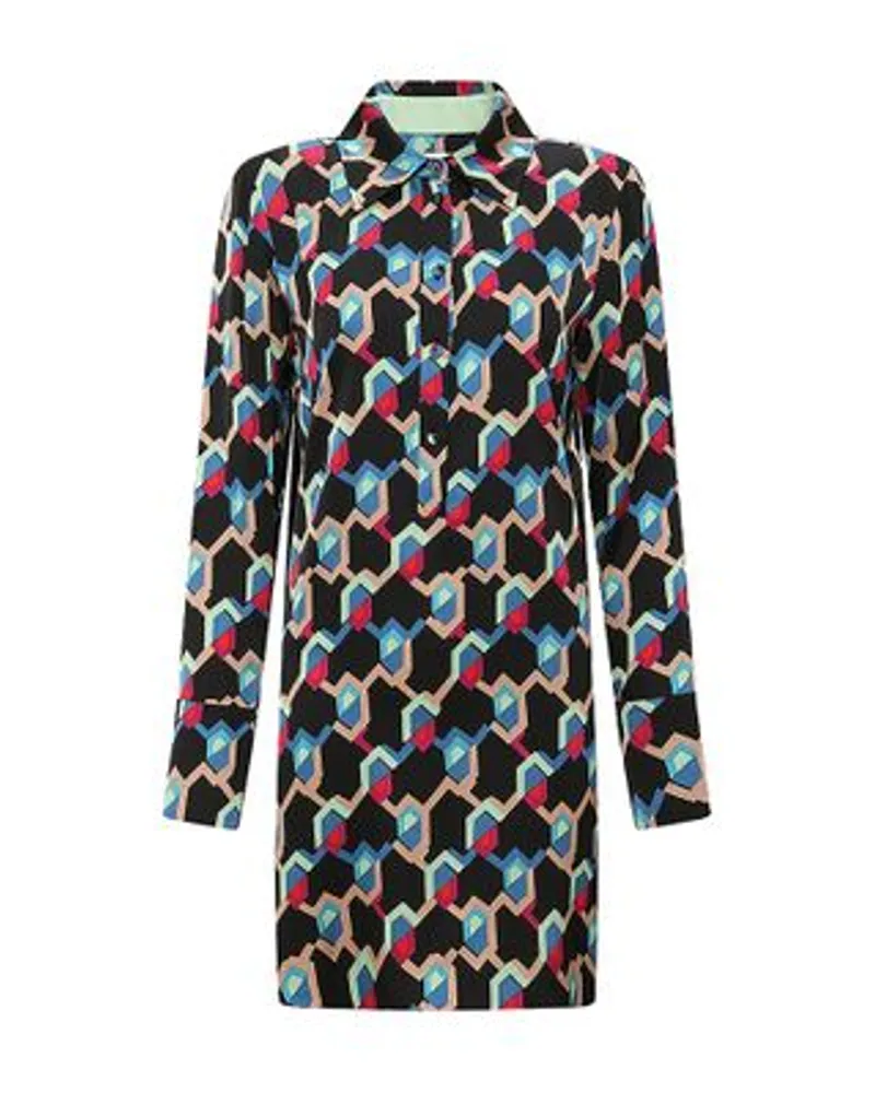 Diane von Furstenberg Kleid Tamina Multicolor