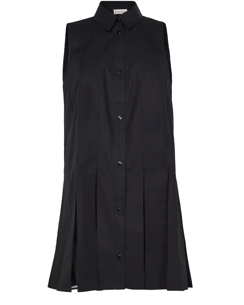 Moncler Mini-Hemdkleid aus Baumwolle 
