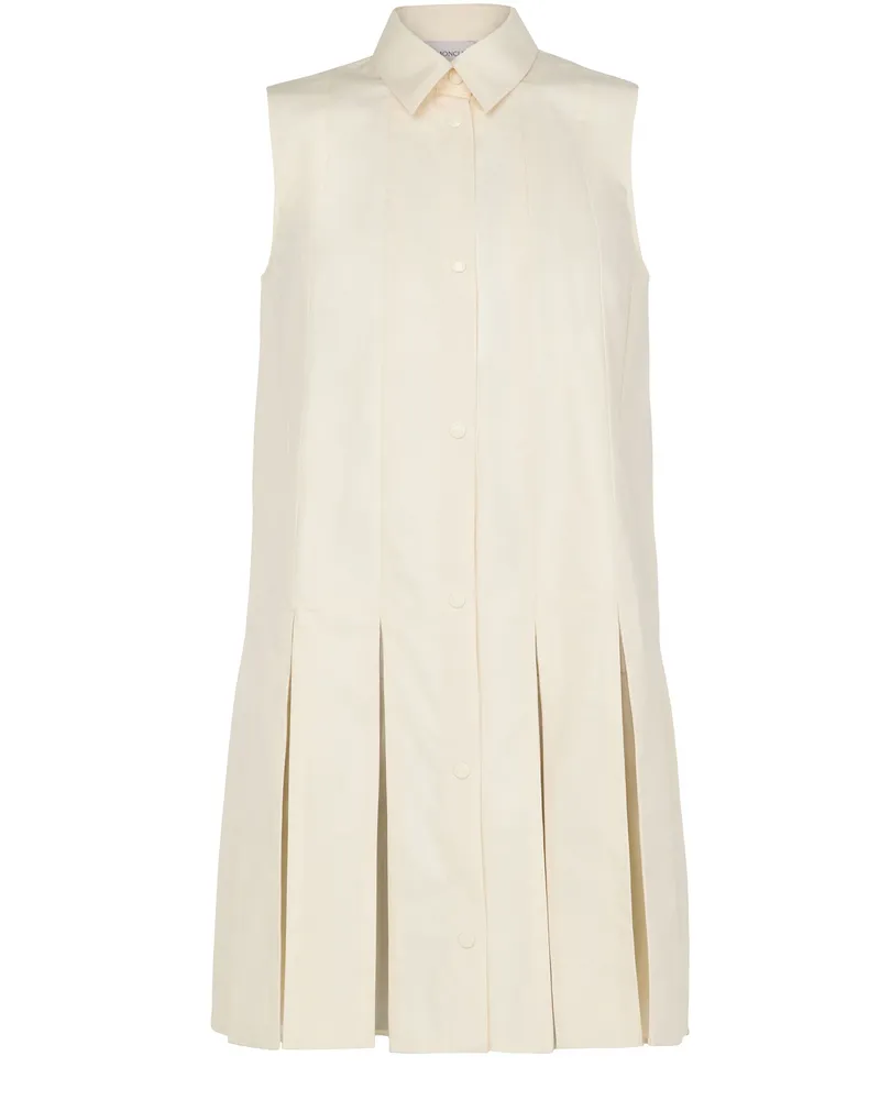 Moncler Mini-Hemdkleid aus Baumwolle 