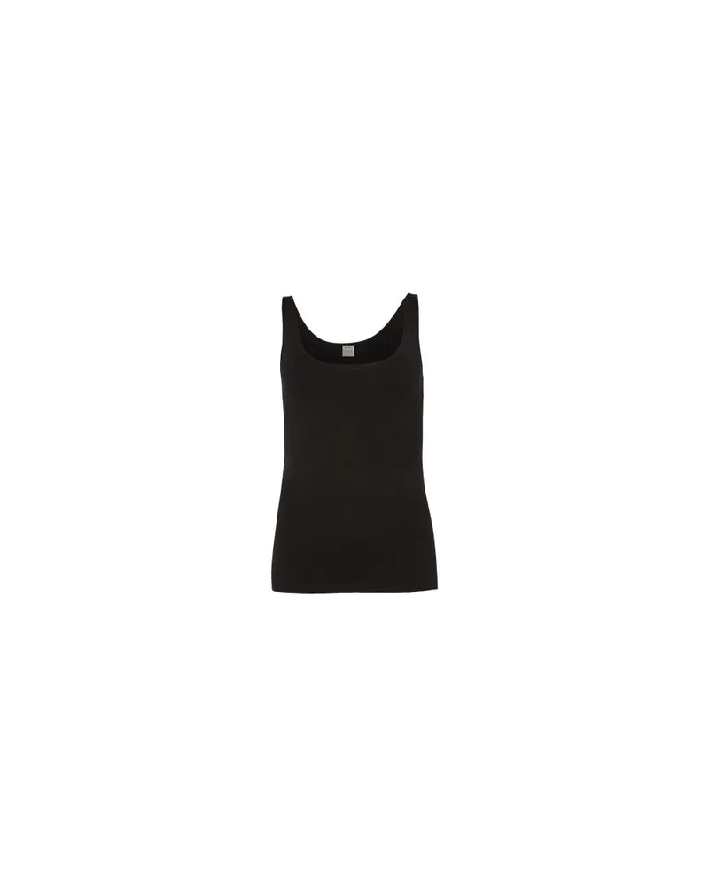 Totême Tanktop aus Strick Black