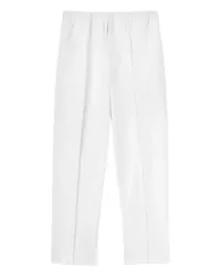 Jil Sander Hose mit schmal zulaufendem Bein White