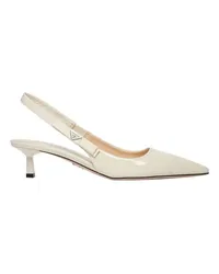 Prada Pumps mit Fersenriemchen Beige