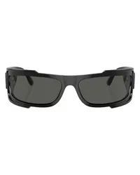 Versace Rechteckige Sonnenbrille VE4446 Black