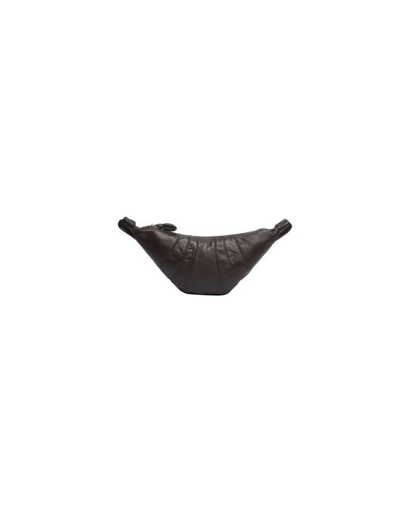 Christophe Lemaire Kleine Halbmondtasche Brown