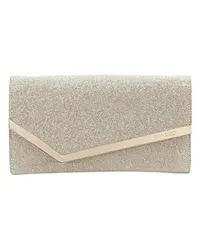 Jimmy Choo Clutch Bag Emmie Silver