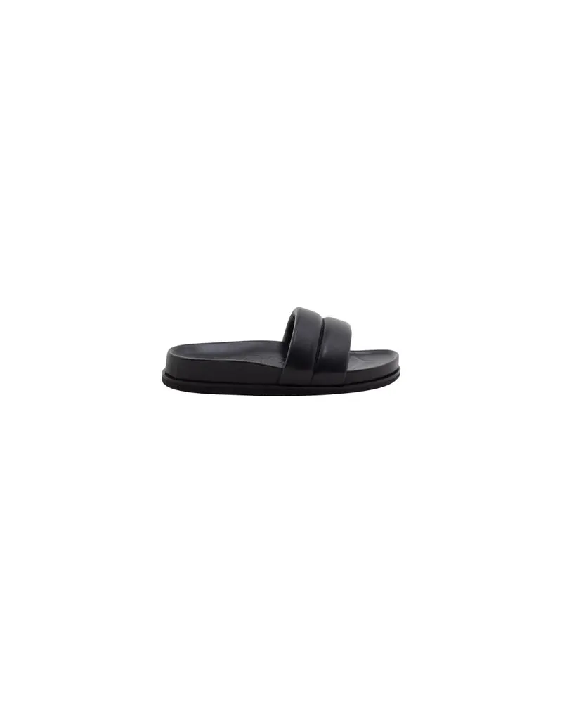 Closed Slipper-Sandalen Black