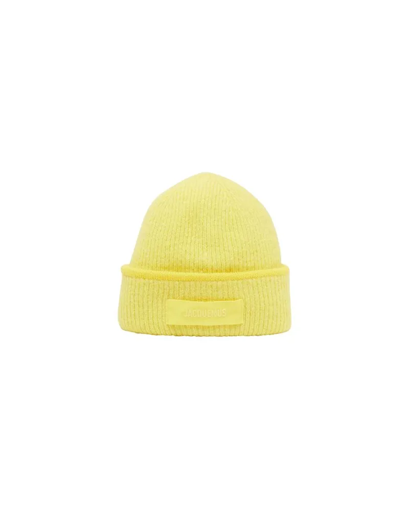 Jacquemus Beanie Gros Grain Yellow