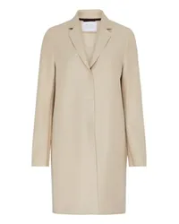 Harris Wharf London Cocoon coat in felted wool Beige