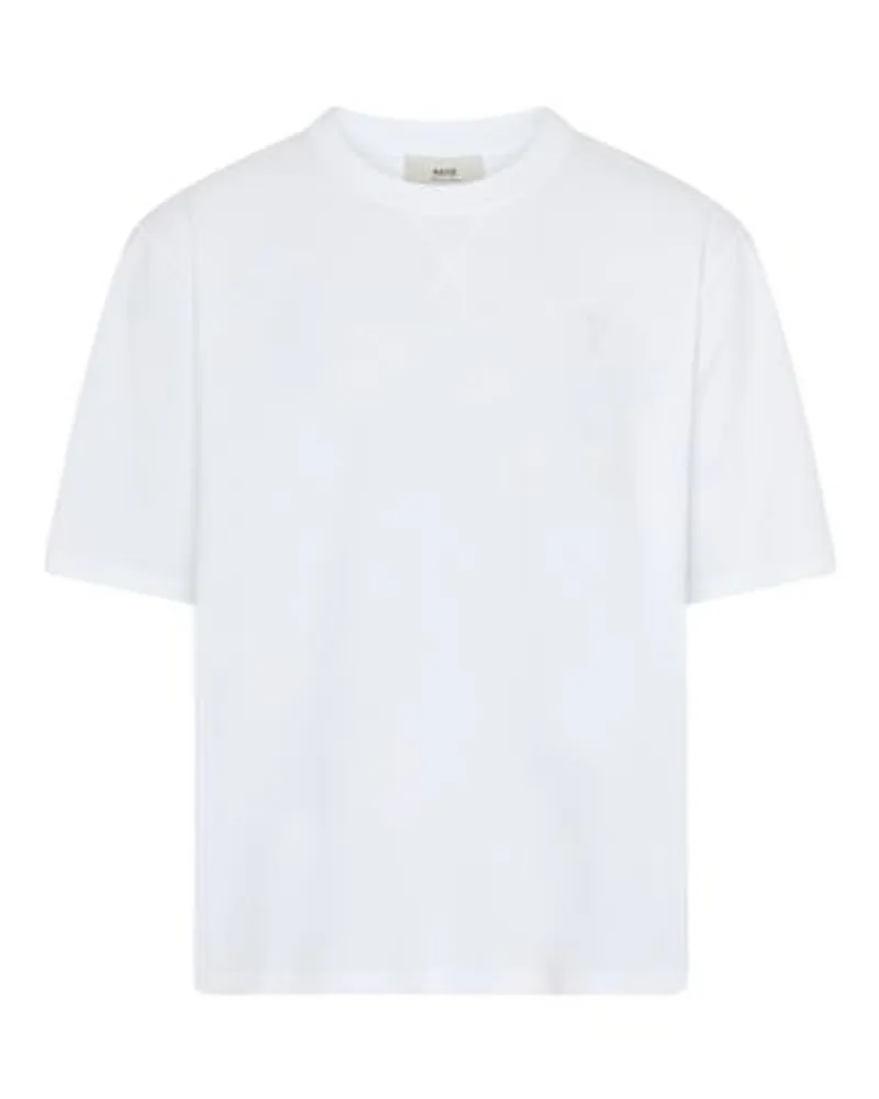 AMI Paris Kurzarm-T-Shirt White